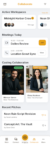Collaborate mockup